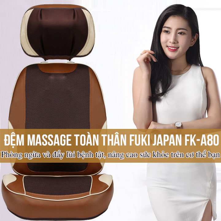 Đệm massage toàn thân FUKI JAPAN FK-N80 (Thế hệ mới)